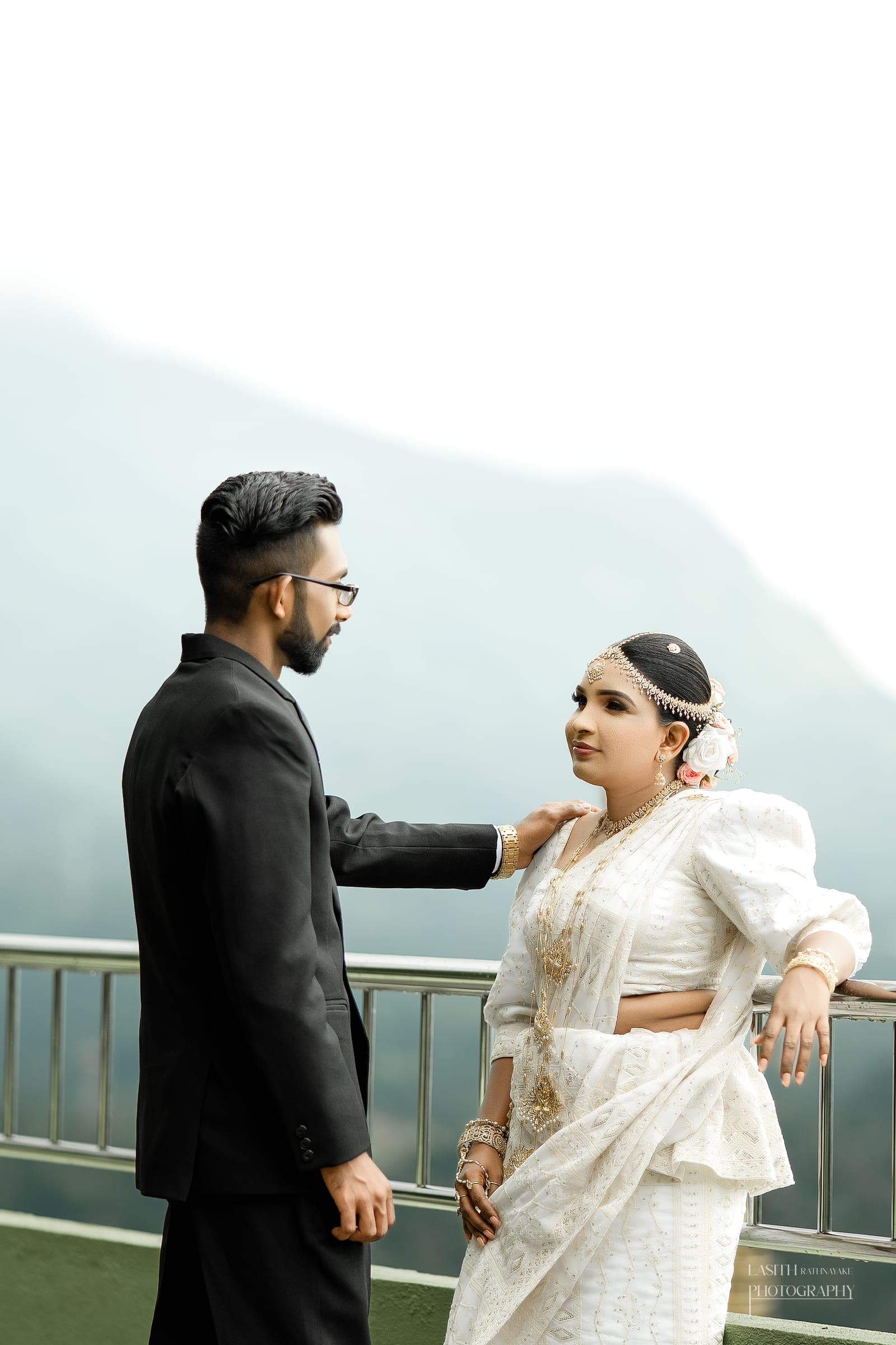 Mahesh and his bride on their wedding day in the hills, photo 21 of 24