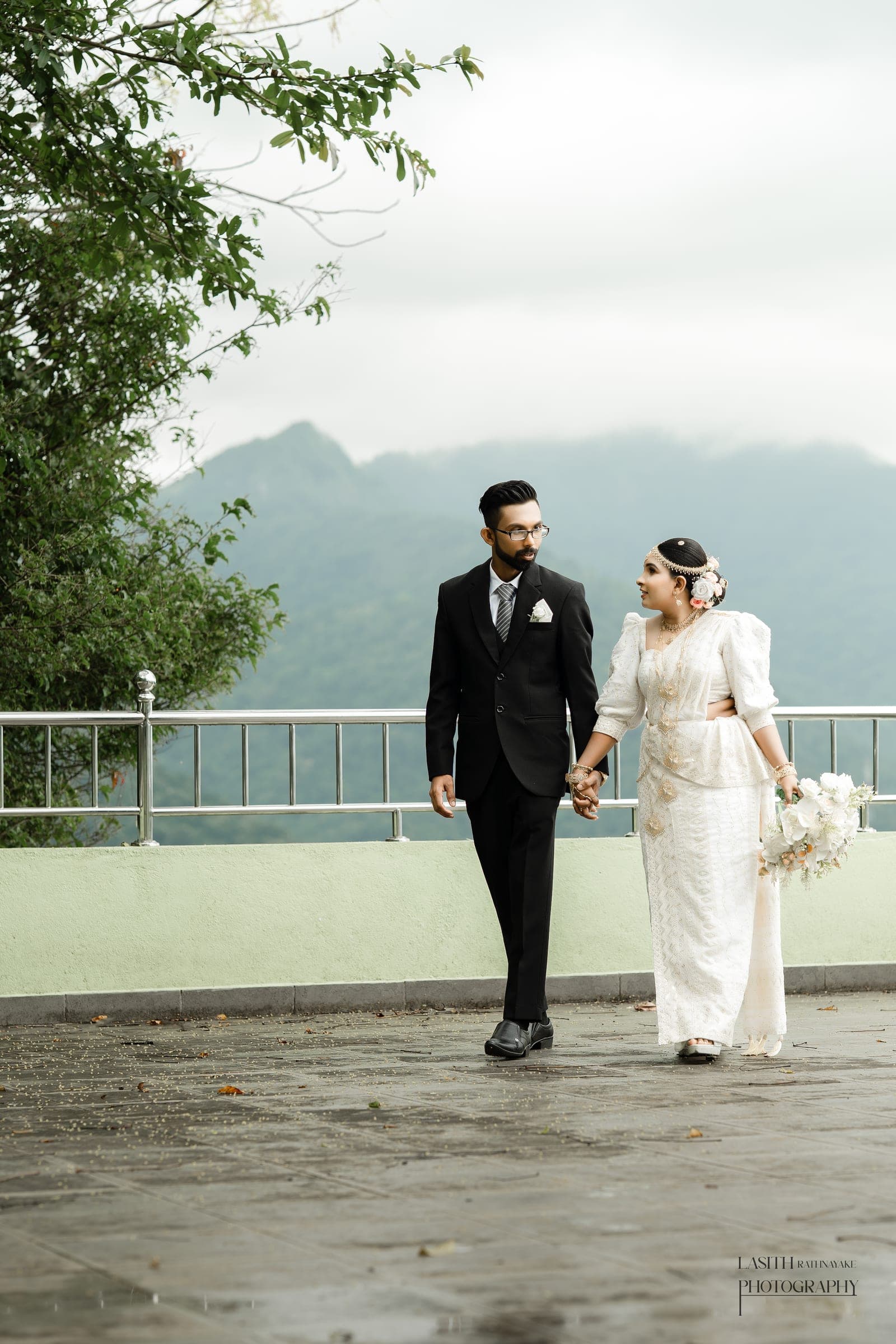 Mahesh and his bride on their wedding day in the hills, photo 22 of 24